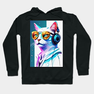 Cat DJ Hoodie